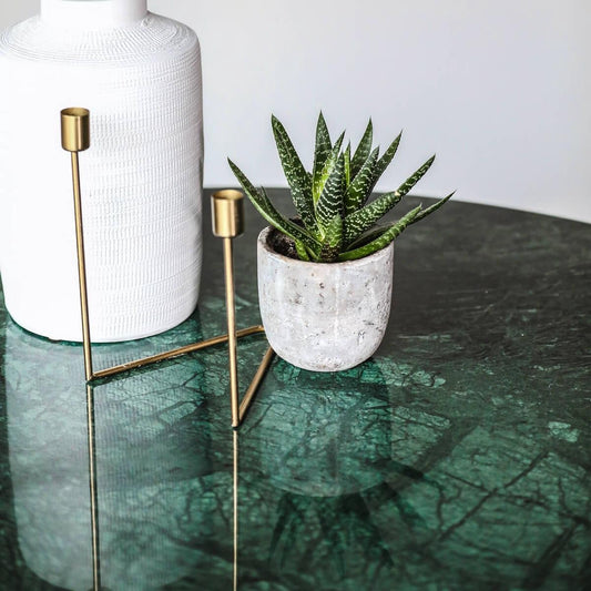 Mesa Redonda Marmol Verde India