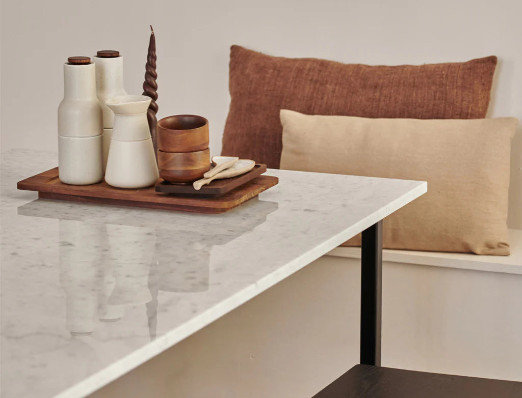 Mesa de Comedor de Mármol Rectangular – Modelo Larraín.