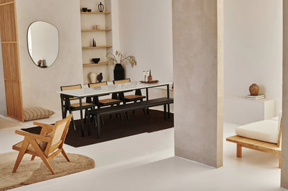 Mesa de Comedor de Mármol Rectangular – Modelo Larraín.