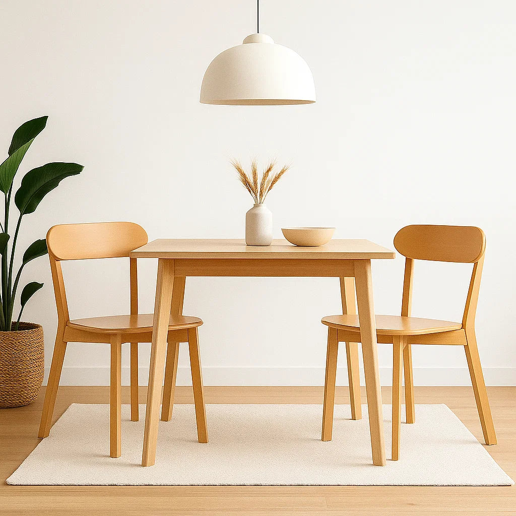 Pack de 2 Sillas Fresno de Madera – Natural