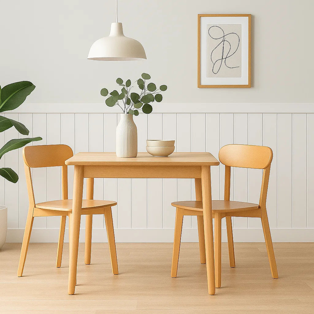 Pack de 2 Sillas Fresno de Madera – Natural