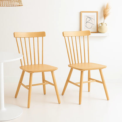 Pack de 2 Sillas Windsor Madera – Natural
