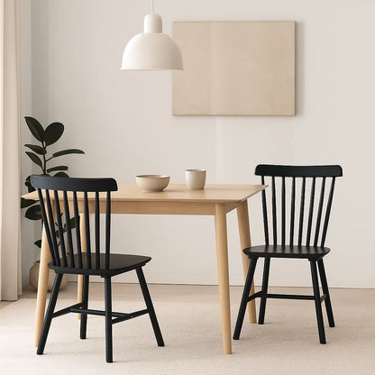 Pack de 2 Sillas Windsor Madera – Negra