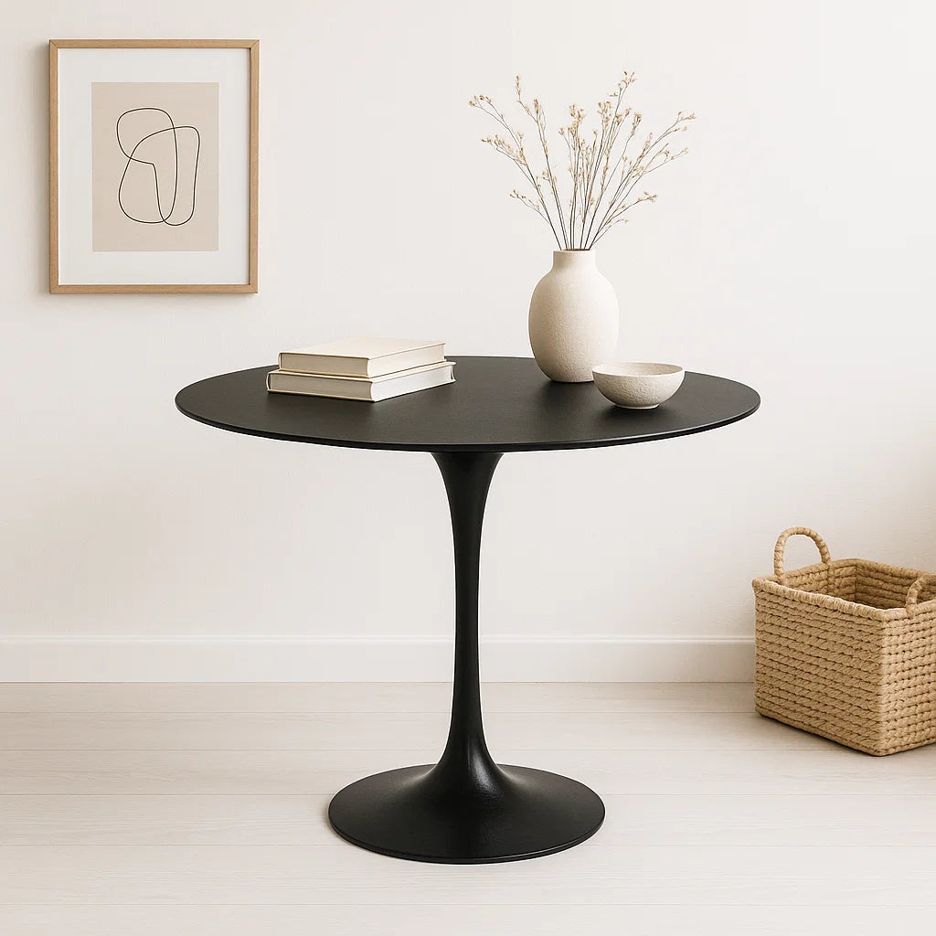 Mesa de Comedor Tulip 80cm – Negra