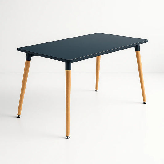 Mesa de Comedor 120×80 Rectangular – Negra