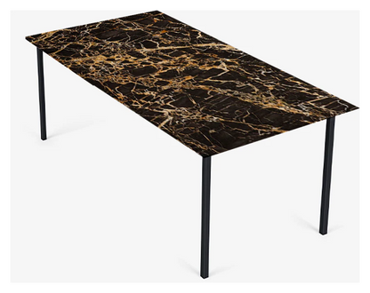 Mesa de Comedor de Mármol Rectangular – Modelo Larraín.