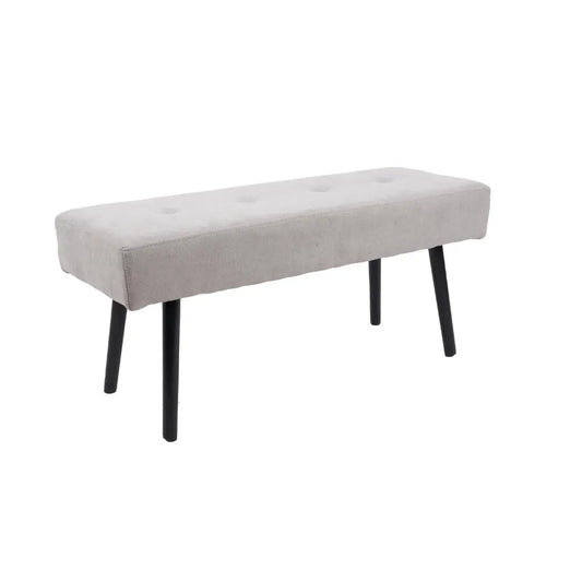 Banqueta Acolchada Simply - Gris