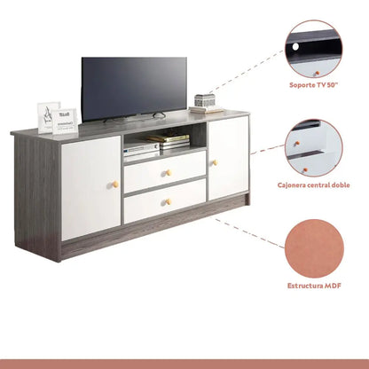 Rack de TV o Buffet con Cajones Nordic