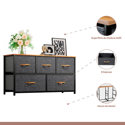 Cómoda con Cajones de género Ultra Liviana Wood