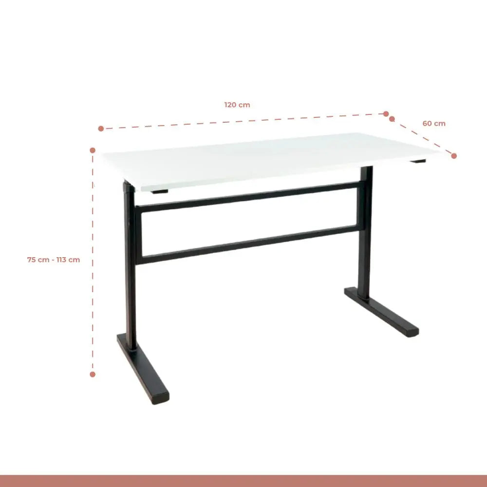 Escritorio de trabajo con altura regulable standing desk – Blanco