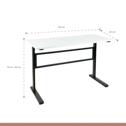 Escritorio de trabajo con altura regulable standing desk – Blanco