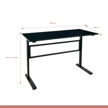 Escritorio de trabajo con altura regulable standing desk – Negro