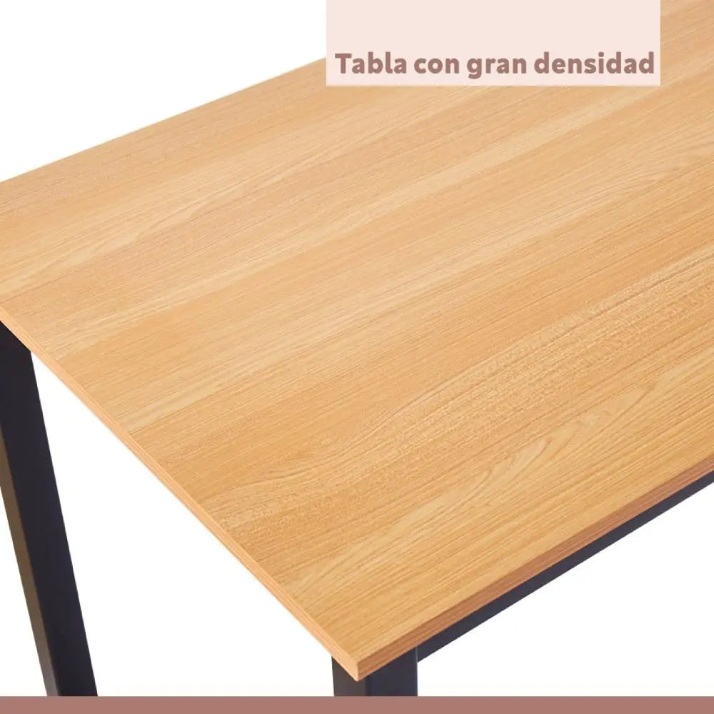 Escritorio Industrial Home Office – Madera Clara