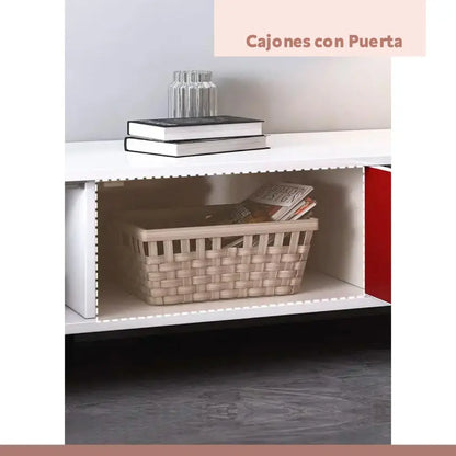 Rack de TV o Buffet con Cajones Alpine