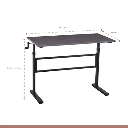 Escritorio de trabajo con altura regulable standing desk – Gris