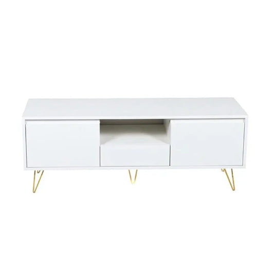 Rack de TV o Buffet con Cajones Simply White