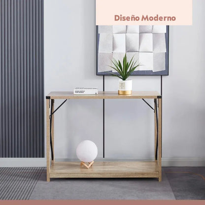 Mesa de Arrimo Cross 2 Niveles – Madera
